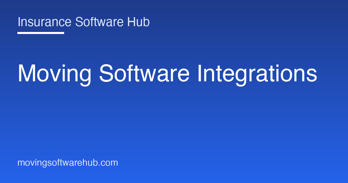 Insurance agency software integrations directory