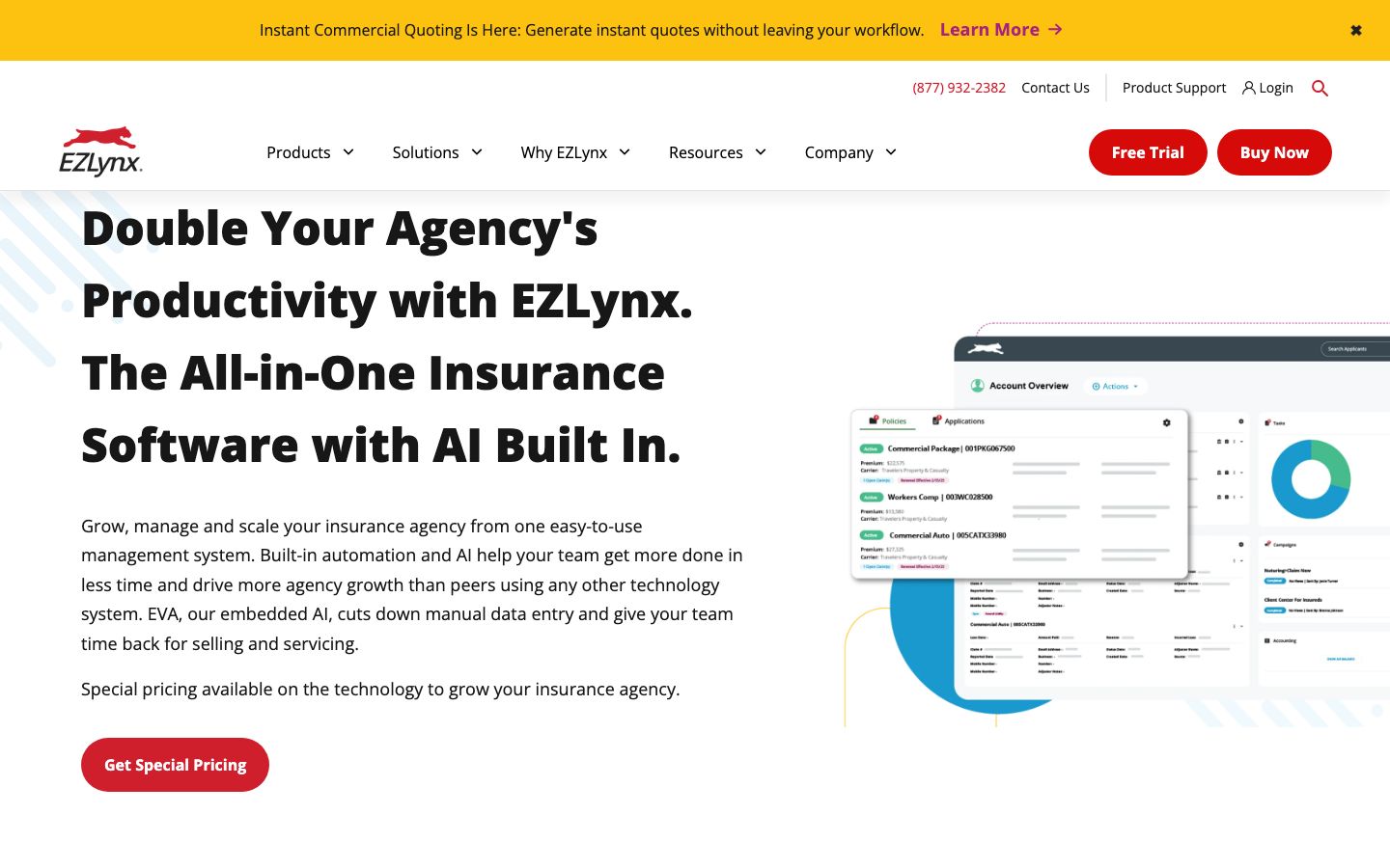 EZLynx screenshot 1