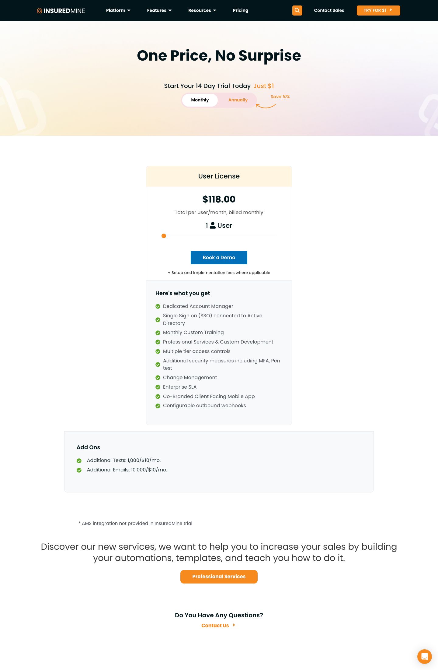 InsuredMine screenshot 2